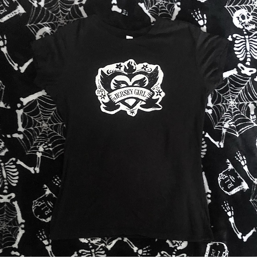 Black "Jersey Girl" Tee